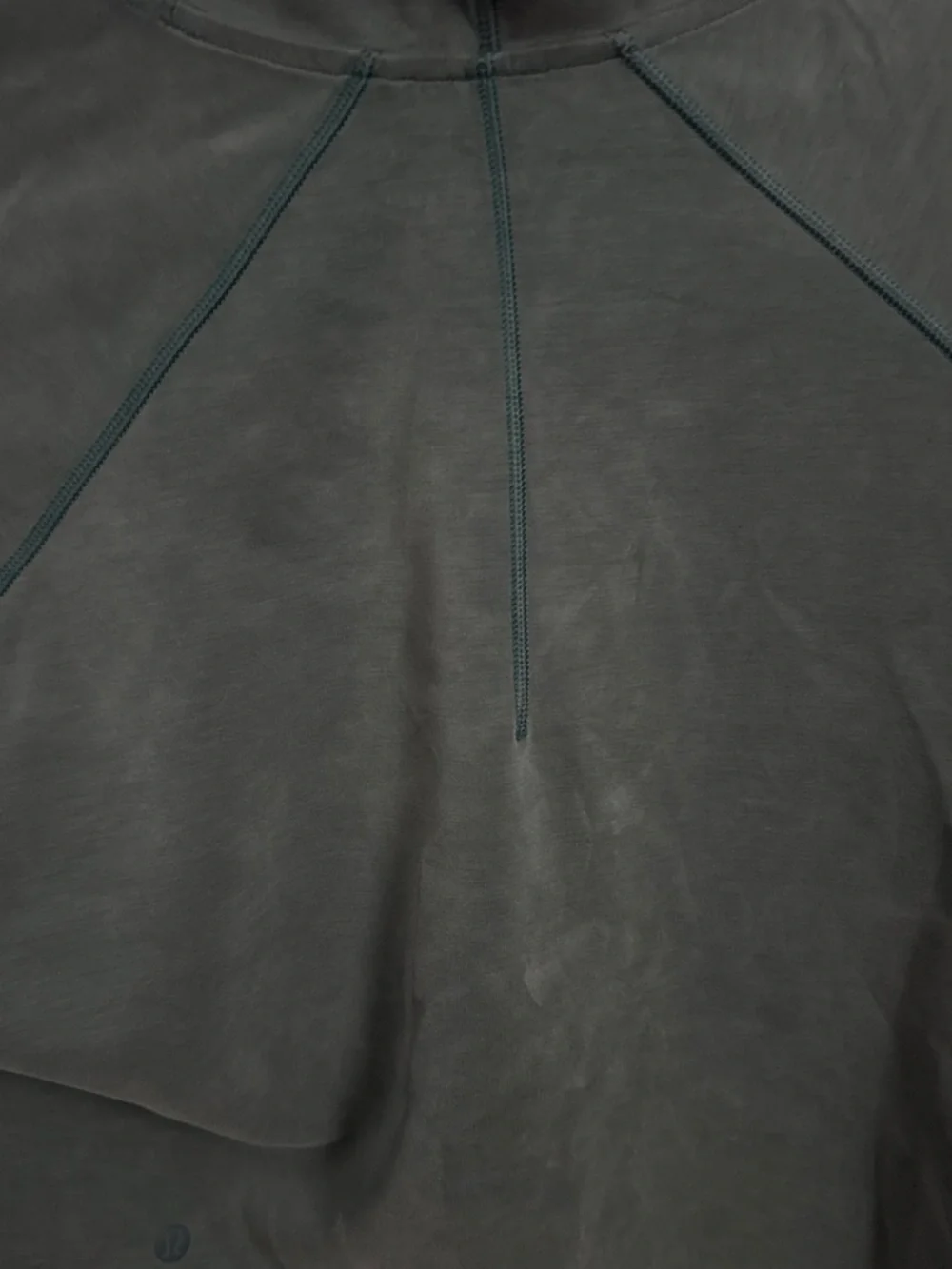 Green Cropped Lululemon Scuba, Size 4, Worn Three Times.